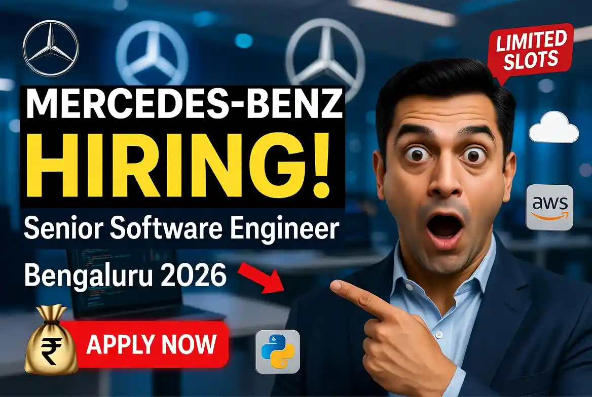 Hiring Mercedes-Benz Senior Software Engineer Position in Bengaluru, India