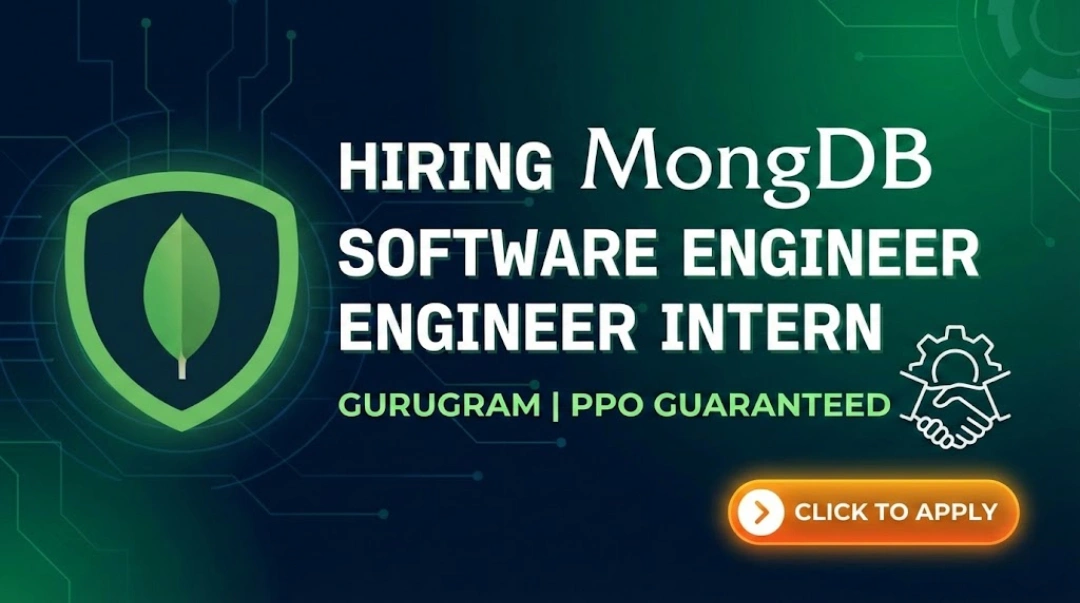 MongoDB Hiring in Gurugram: Software Engineer Intern + PPO | Apply Now