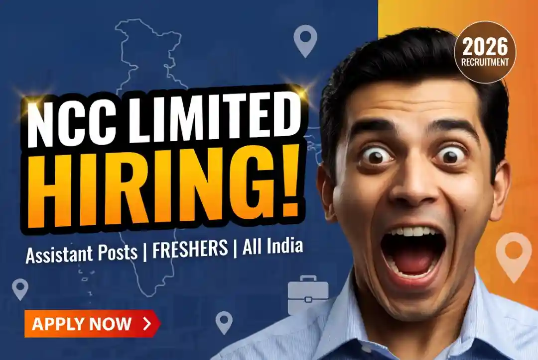 Hiring NCC Limited Assistant Posts: Freshers Apply For Stores Role Nationwide