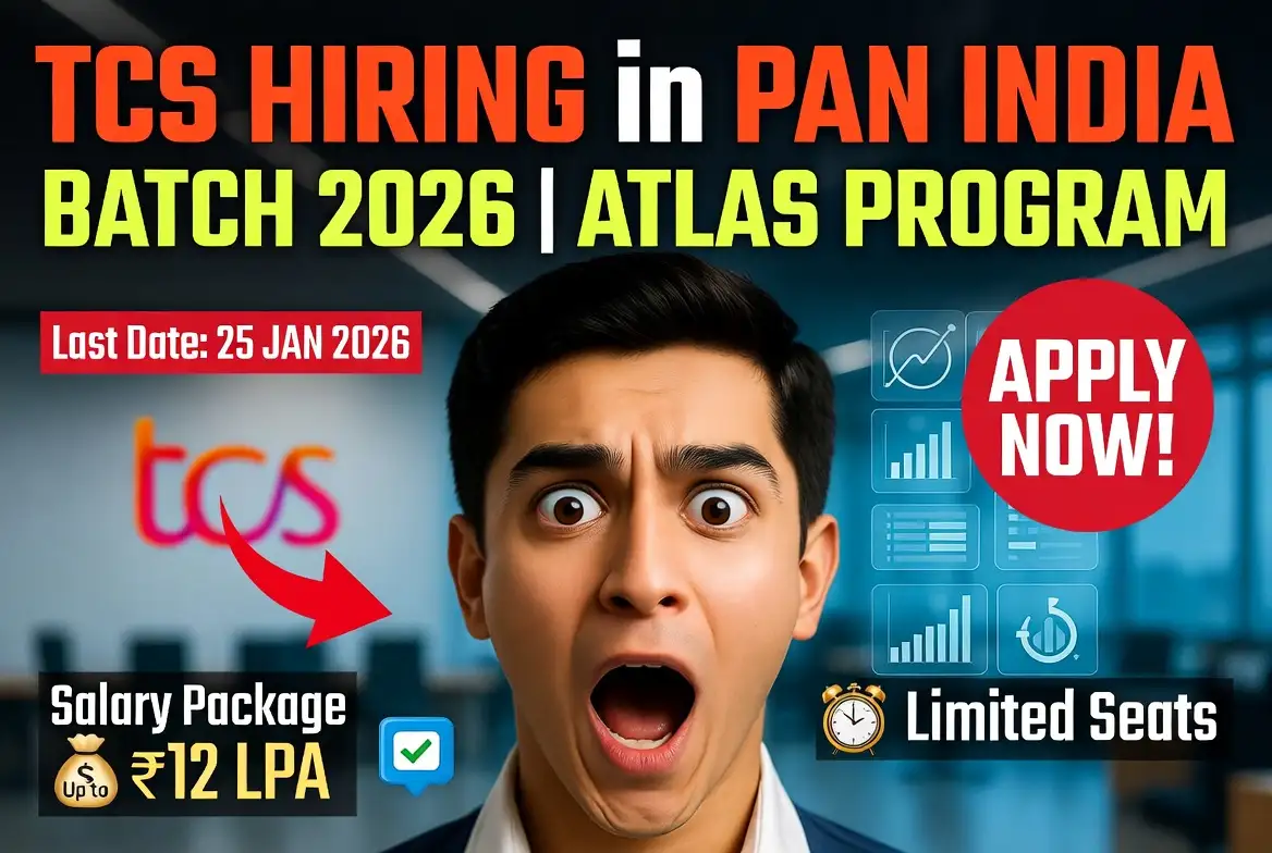 Hiring TCS Atlas Program: Pan India Recruitment for Batch of 2026