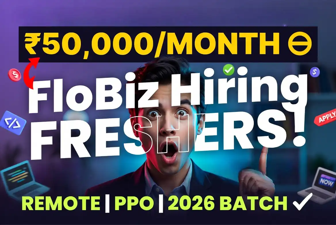 Hiring FloBiz | myBillBook Frontend Intern Remote ₹50K Stipend Batch 2026