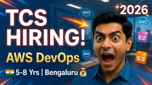 Tata Consultancy Services Hiring AWS DevOps | Apply Now Bengaluru Jobs