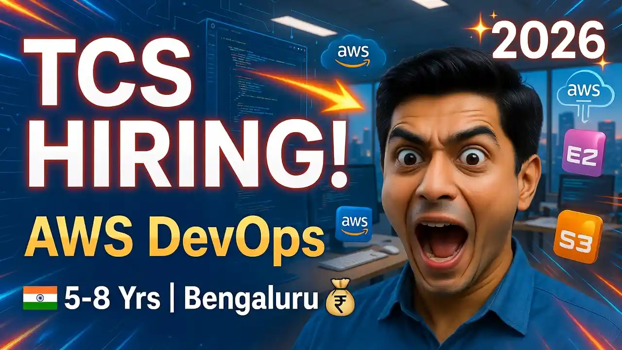 Tata Consultancy Services Hiring AWS DevOps | Apply Now Bengaluru Jobs