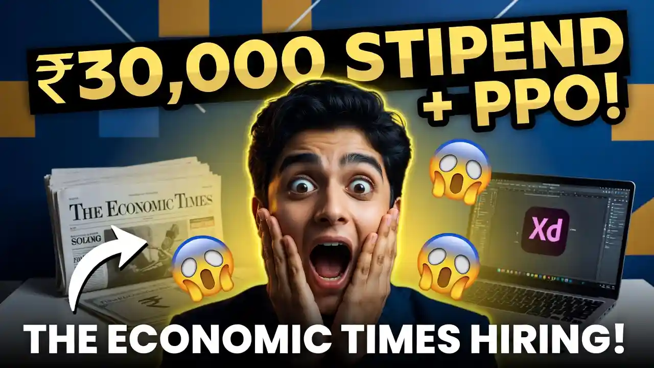 Hiring The Economic Times: UX Design Intern (+PPO) | Noida On-Site Job