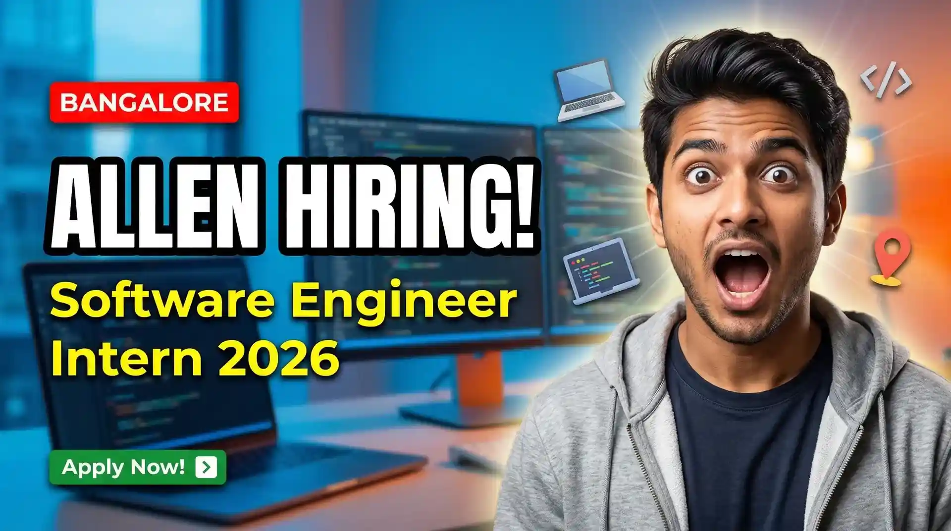 ALLEN Hiring Software Engineer Intern 2026 in Bangalore Urban, Karnataka