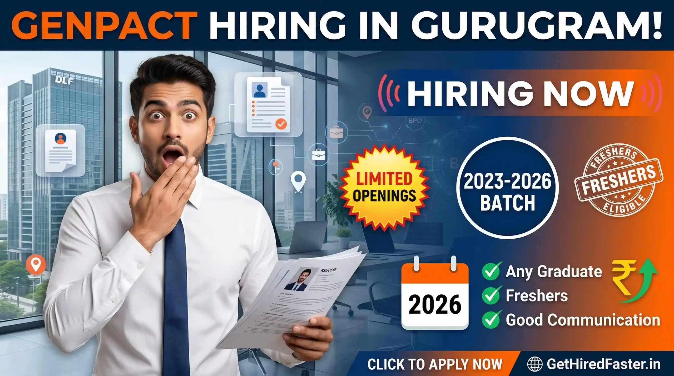 Genpact Hiring in Gurugram, India: Process Associate Openings for Freshers
