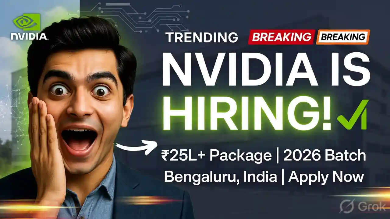 NVIDIA Hiring For College Graduate (Tech) 2026 in Bangalore, India