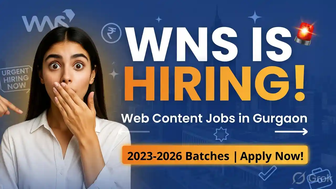 Hiring WNS Web Content Professionals in Gurgaon, India – Latest Openings