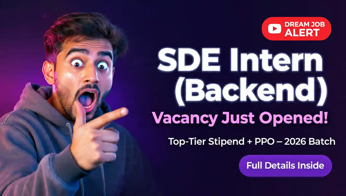 FJ Group Hiring SDE Intern (Backend) 2026