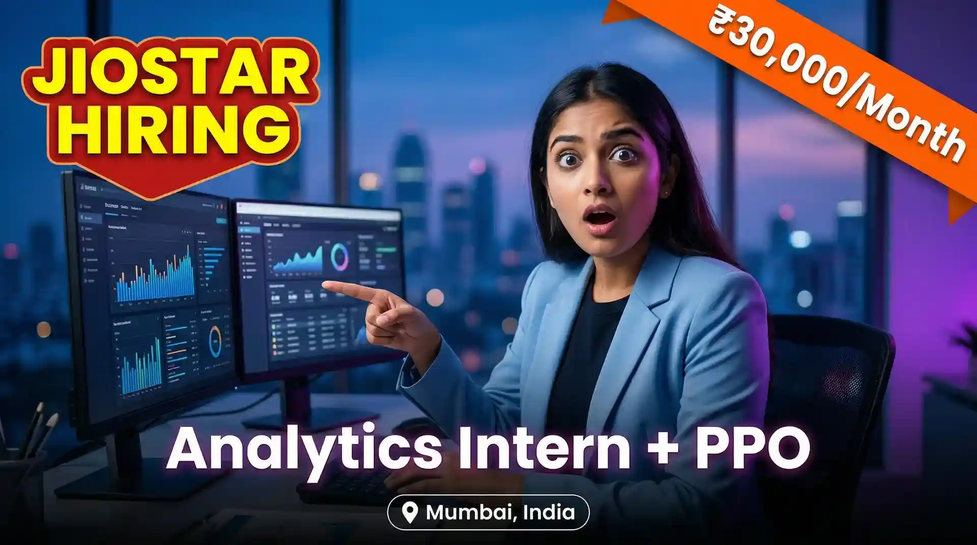 Jiostar Hiring Analytics Intern +PPO 2026 | Apply Now in Mumbai, India