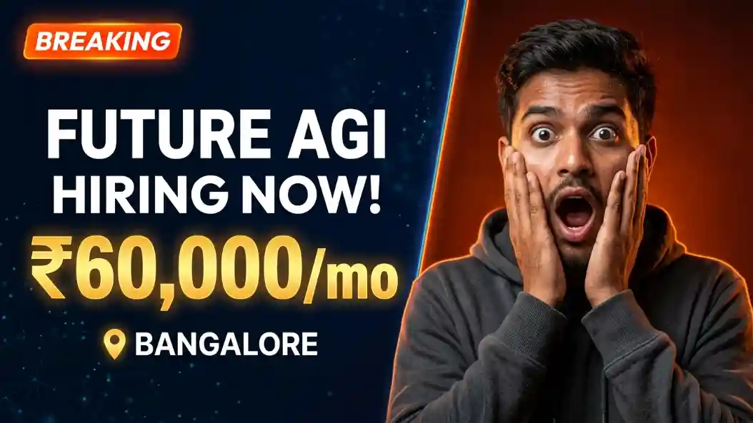 Future AGI Hiring For AI Intern (+PPO) 2026 – Apply Now, Bangalore India