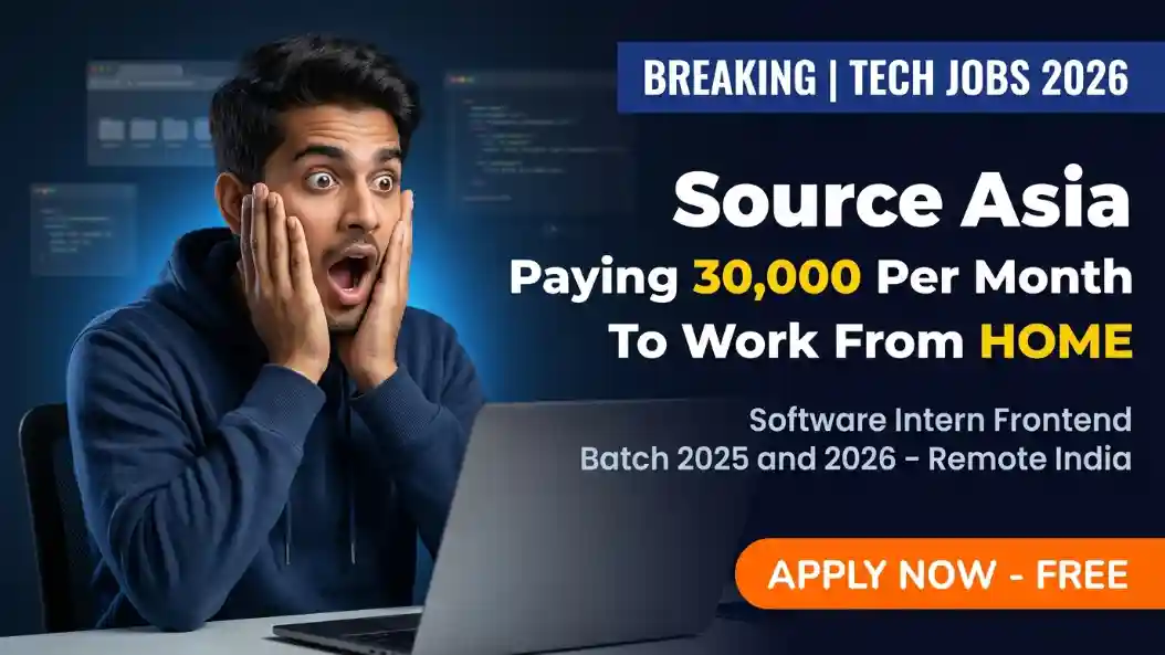 Source Asia Hiring Software Intern Frontend Jobs Remote India Apply Now