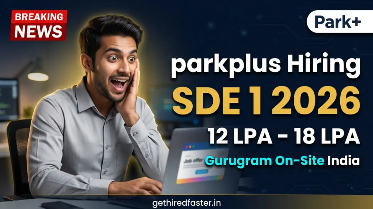 parkplus Hiring SDE 1 Apply for parkplus Jobs in Gurugram On-Site India