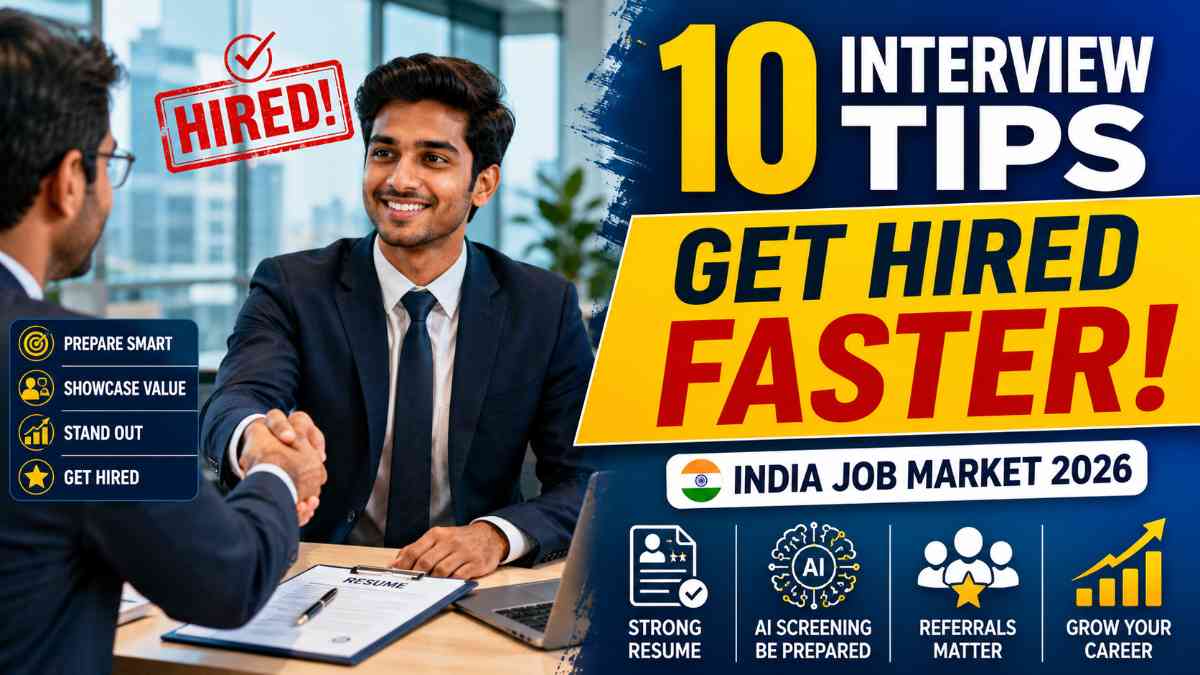 10 Expert Interview Tips to Get Hired Faster in India’s Competitive Job Market