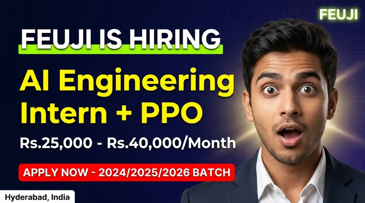 Feuji AI Engineering Intern (+PPO) Hiring 2026: Apply Now at Feuji Careers