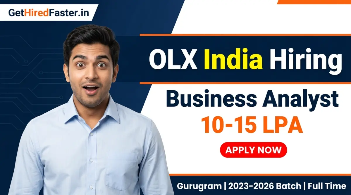 Job Details for Business Analyst Job Apply at OLX India | Career 2026