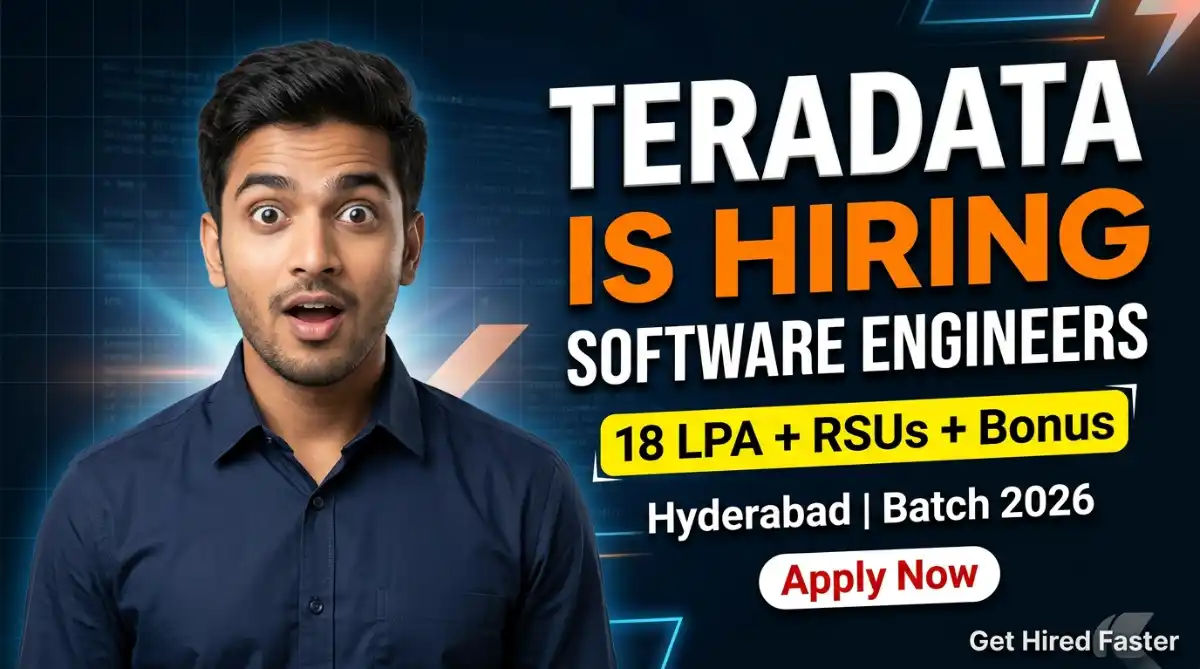 Teradata Software Engineers Hiring Hyderabad Career 2026 Job Apply