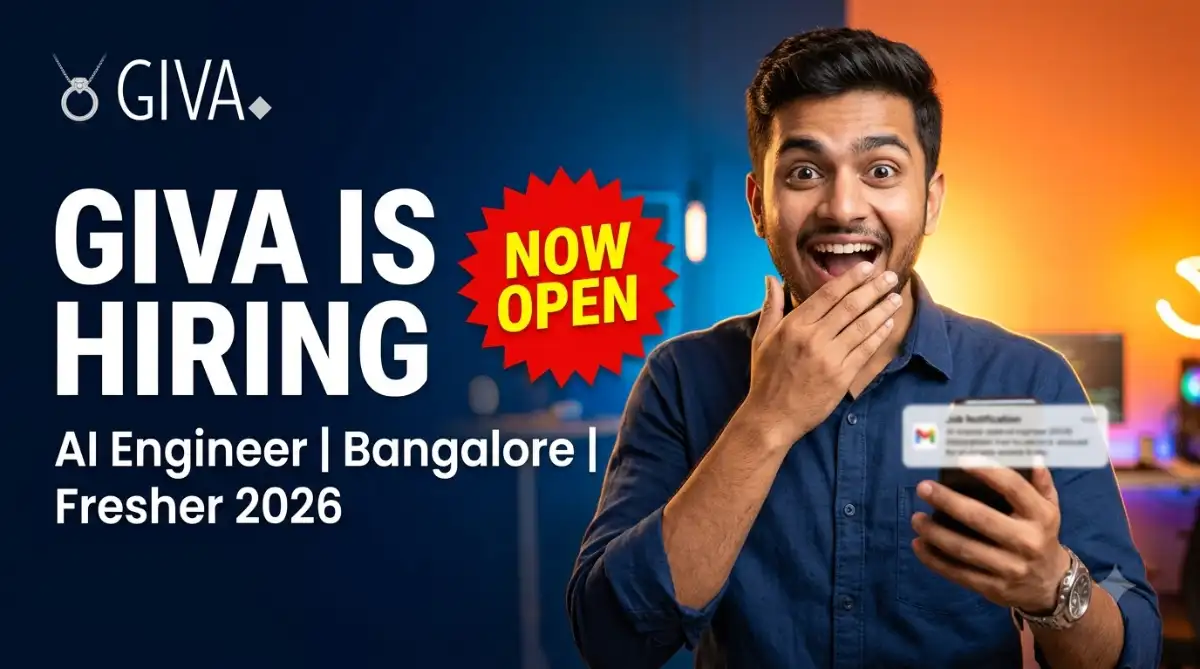 GIVA Data AI Engineer Job Apply Now | GIVA Career 2026 Bangalore