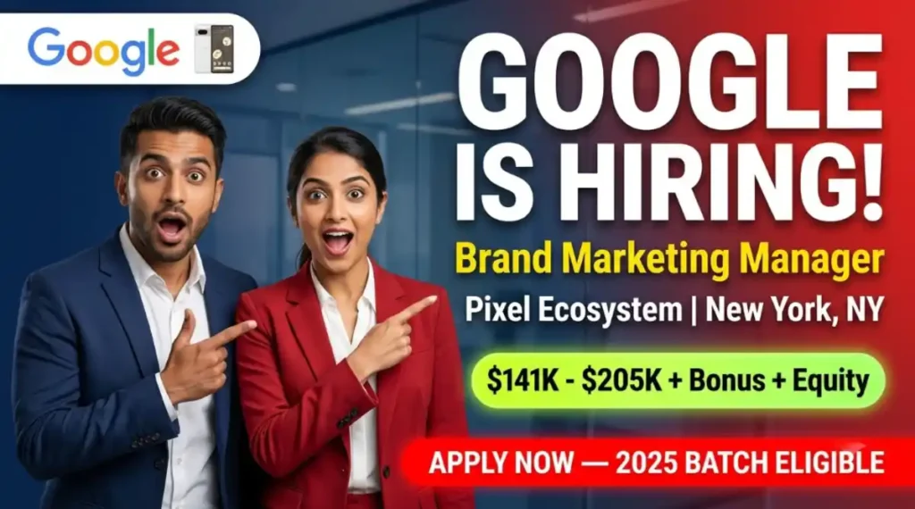 Google Brand Marketing Manager Pixel Ecosystem Hiring New York 2026